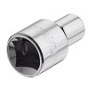 NASADKA KRÓTKA 6-KĄTNA CHROMOWANA 1/2  16MM (1 SZT)