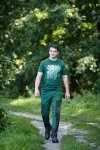 SPODNIE ROBOCZE OUTDOOR ZIELONO-SZARE ROZMIAR M (1 SZT)