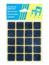 PODKŁADKA FILCOWA BLISTER CZARNA 20*20MM - 20SZT (1 SZT)