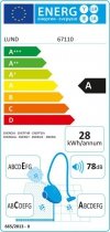 ODKURZACZ PIONOWY 800W 1L. (1 SZT)