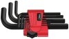 ZESTAW KLUCZY TRZPIENIOWYCH 950/9 KRÓTKICH BLACK LASER,9SZT. (1 KPL)