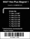 ZESTAW KLUCZY TRZPIENIOWYCH Z KULKĄ HEX PLUS 7CZ, MAGNETYZER (1 KPL)