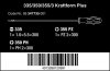 ZESTAW WKRĘTAKÓW KRAFTFORM Z TRZPIENIEM 300 MM, 3 CZĘŚĆ (1 KPL)