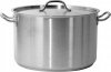 GARNEK WYSOKI Z POKRYWKĄ ZE STALI NIERDZEWNEJ 40X25 31.4L (1 SZT)