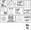 PROWADNICA ŁAŃCUCHA DO PILAREK 15'' 325U (1 SZT)