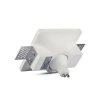 Oczko V-TAC GIPS GU10 Wpuszczane Okrągłe 120x120 Białe VT-714