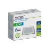 Panel LED V-TAC 12W LED Szkło Kwadrat VT-1202G 4000K 840lm