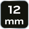 Nasadka sześciokątna długa 1/4, 12 mm, superlock
