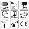Kompresor olejowy 24l, 230V