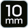 Nasadka udarowa 1/2, 10 x 38mm, Cr-Mo