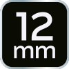 Nasadka udarowa 1/2 długa, 12 x 78mm , Cr-Mo