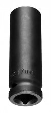 Nasadka udarowa 1/2 długa, 17 x 78mm , Cr-Mo