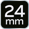 Nasadka udarowa 1/2 długa, 24 x 78mm , Cr-Mo