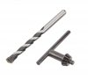 Wiertarka udarowa 550W, uchwyt kluczykowy 13 mm, obroty 0-3000 min⁻¹, walizka