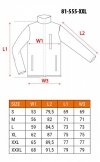 Bluza dziana wzmacniana tkaniną softshell, rozmiar XXL