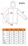 Kurtka robocza softshell z kapturem odpinanym, rozmiar L