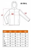 Kurtka robocza ostrzegawcza softshell z kapturem, pomarańczowa, rozmiar L