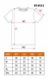 T-shirt roboczy oliwkowy CAMO, rozmiar L