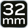 Klucz płasko-oczkowy z przegubem i grzechotką 32 mm
