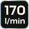 Szlifierka kątowa pneumatyczna 125 mm, 11 000 obr.-1