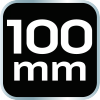 Szpachla malarska 100 mm, stal nierdzewna, dwukomponentowy uchwyt