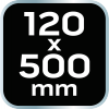 Ścisk stolarski 120 x 500 mm