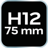 Końcówka HEX 12 x 75 mm, S2 x 2 szt.