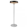 Promiennik stojący 1000W/2000W, aluminiowy, IP34, element grzejny halogen lamp, wysokość 2.1 m, bez pilota