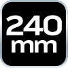Szczypce do rur 240 mm, zakres 0-52 mm szybkonastawne