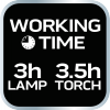 Lampa warsztatowa 550 lm COB LED + baza + ładowarka