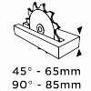 Pilarka stołowa 1600W, 254/30 mm, składany stół