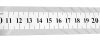 Przymiar liniowy 30 cm, stal nierdzewna