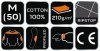 Bluza robocza Motosynteza, 100% bawełna rip stop, rozmiar M