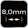 Krzyżyki dystansowe T 10.0 mm, 30 szt.