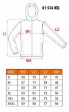 Bluza dziana, ocieplana z kapturem, rozmiar  XXL