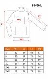 Bluza polarowa, czarna, rozmiar L/52