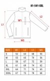 Bluza polarowa, szara, rozmiar XXL