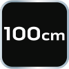 Poziomnica aluminiowa S 300, 3 libelle, 100 cm