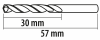 Wiertła do metalu Baildon BASIC DIN 338 RN NWKa 2,5 mm, HSS (S), 57-30 mm, wielokrotność 10