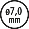 Wiertła do metalu Baildon BASIC DIN 338 RN NWKa 7 mm, HSS (S), 109-69 mm, wielokrotność 10