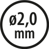 Wiertła do metalu Baildon BASIC DIN 340 RN NWKb 2 mm, HSS (S), 85-56 mm, wielokrotność 10