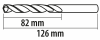 Wiertła do metalu Baildon BASIC DIN 340 RN NWKb 4,5 mm, HSS (S), 126-82 mm, wielokrotność 10