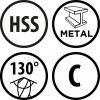Wiertło do metalu Baildon BASIC DIN 345 RN NWKc 11 mm, HSS (S), 175-94 mm