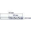 Wiertło do metalu Baildon DIN 338 RN 12,5 mm, HSS TiN (S), 151-101 mm (chwyt 3-płaszczyznowy)