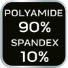 Krótkie spodenki PREMIUM, 4 way stretch, czarne, rozmiar XL