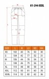 Spodnie robocze OUTDOOR, 4 way stretch, gołębie, rozmiar XXXL
