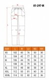 Spodnie robocze OUTDOOR, 2 way stretch, szare, rozmiar M
