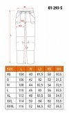 Spodnie robocze OUTDOOR, 4 way stretch, zielone-szare, rozmiar XS