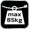 Opaski zaciskowe EXTREME 9.0 × 550 mm, białe, 50 szt.