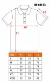 Koszulka polo DENIM, rozmiar XL